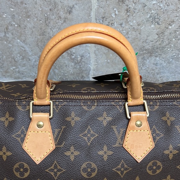 🌸LKNW Louis Vuitton Monogram Speedy 35 Boston Satchel Brown Bag Purse Excellent - Picture 4 of 15